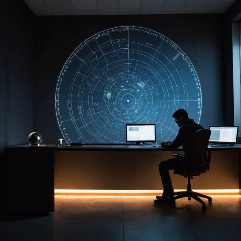 Cosmic Horizon of AI universe