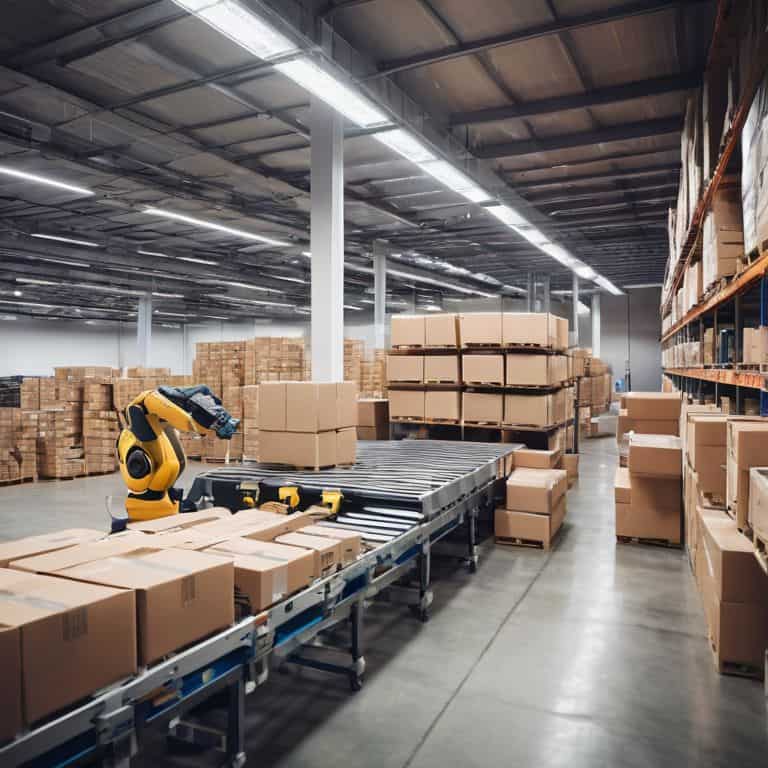 AI in supply chain management diagram