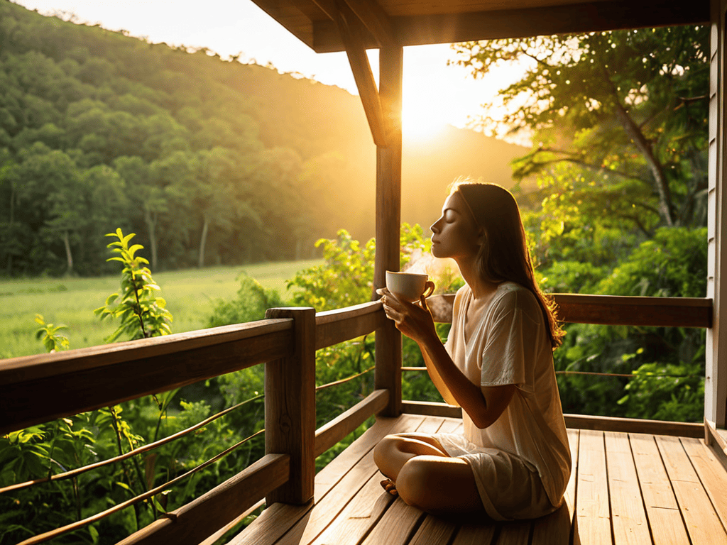 Mindful Mornings Unplugged sunrise moment