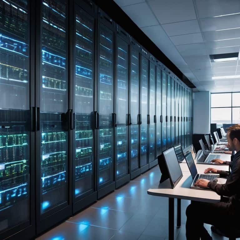AI in cloud computing concept