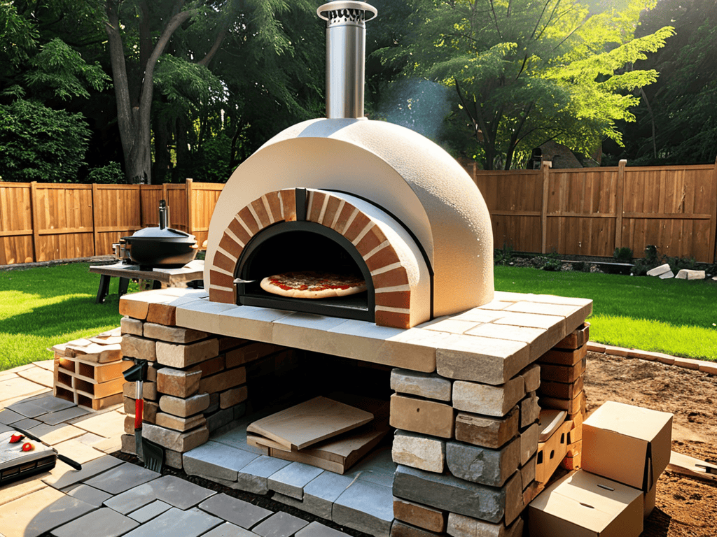 Building a Pizza Oven DIY Kit