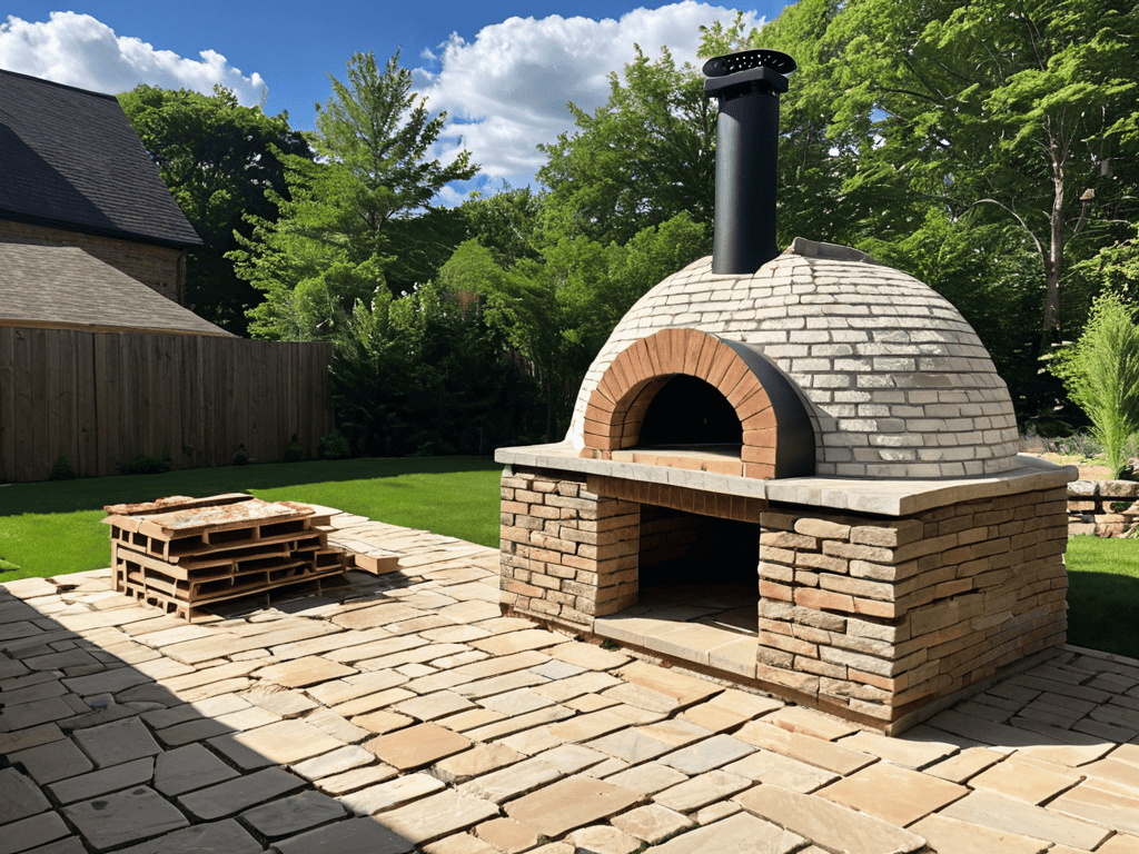 Building a Pizza Oven outdoors