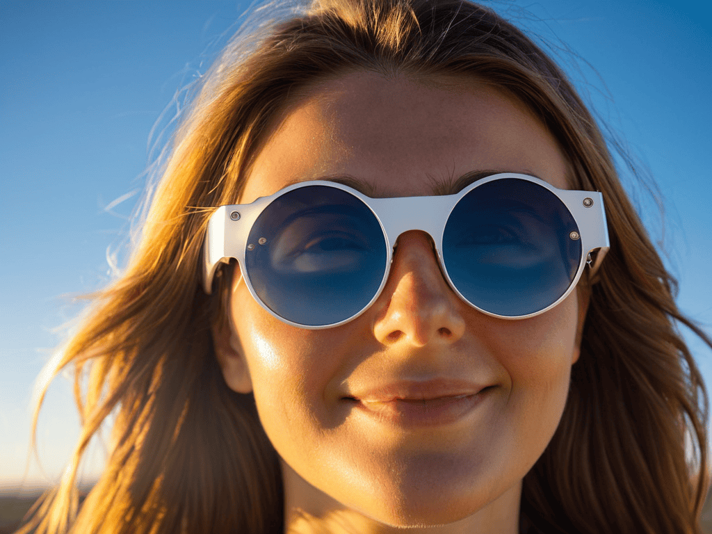 Safe Sungazing Practice with proper eye gear