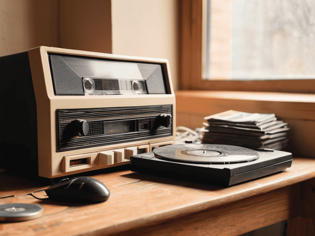 Retro tech enthusiasts embracing the past