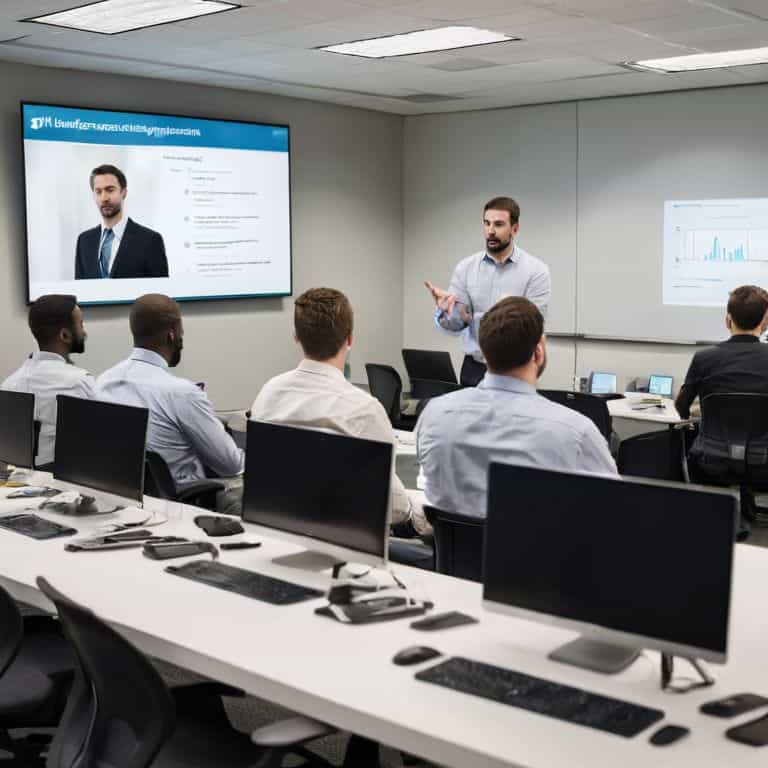Employee training in cybersecurity concepts
