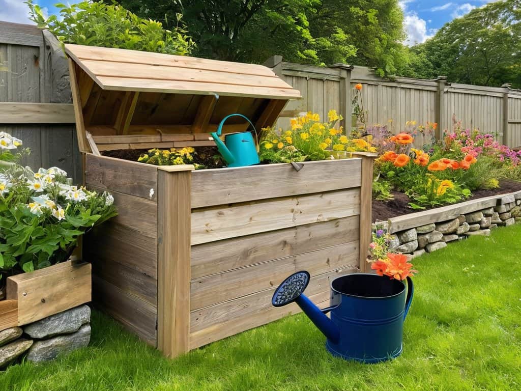 DIY compost bin for small yards