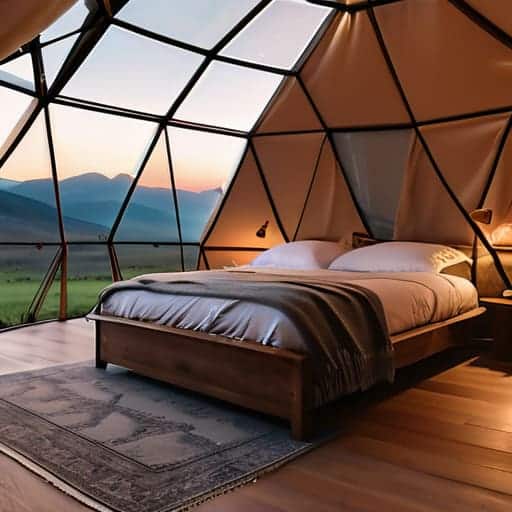 Finding Peace in Geodesic Dome Retreats.
