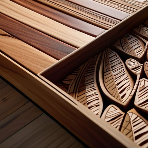 Creating 3d Visual Effects in Wood Through Light
